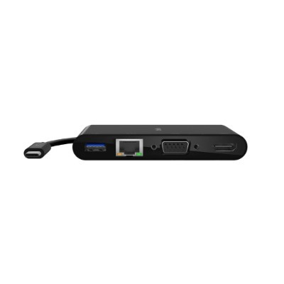 Док-станция Belkin USB-C Multimedia + Charge Adapter AVC004btBK, черный в Грозном