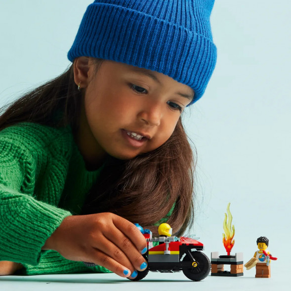 Конструктор LEGO City 60410 Пожарно-спасательный мотоцикл в Грозном