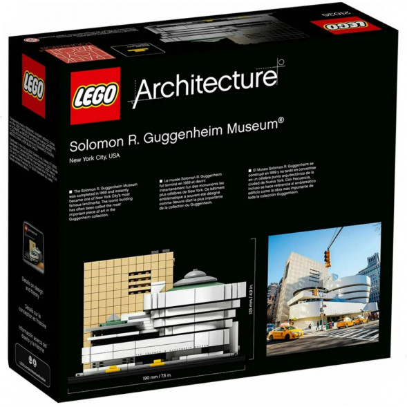 Конструктор LEGO Architecture 21035 Музей Соломона Гуггенхайма в Грозном