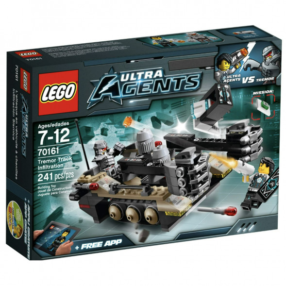 Конструктор LEGO Ultra Agents 70161 Проникновение гусеничного танка Тремора в Грозном