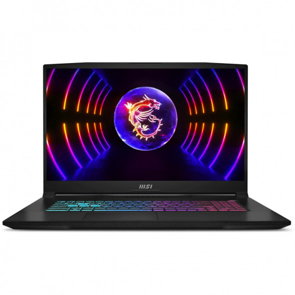 Ноутбук MSI Katana 17 B13VEK-1624XRUY (17.3&amp;quot;, IPS, Intel Core i5 13420H 2.1ГГц, 8 ядер, 16ГБ DDR5, 512ГБ SSD, NVIDIA GeForce RTX 4050 - 6 ГБ, без ОС), черный в Грозном