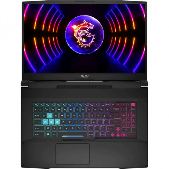 Ноутбук MSI Katana 17 B13VEK-1624XRUY (17.3&amp;quot;, IPS, Intel Core i5 13420H 2.1ГГц, 8 ядер, 16ГБ DDR5, 512ГБ SSD, NVIDIA GeForce RTX 4050 - 6 ГБ, без ОС), черный в Грозном