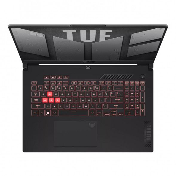 Ноутбук ASUS TUF Gaming A17 FA707NUG-HX156 (17.3&amp;quot;, IPS, 6 ядер, AMD Ryzen 7 7445HS 3.2 ГГц, 16 ГБ DDR5, SSD 512 ГБ, NVIDIA GeForce RTX 4050 - 6 ГБ, без ОС), черный в Грозном