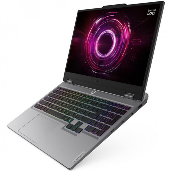 Ноутбук Lenovo LOQ 15AHP10 (83JG003DPB) (15.6&amp;quot;,  IPS, AMD Ryzen 5 220, 6 ядер, 16 ГБ DDR5, SSD 512 ГБ, NVIDIA GeForce RTX 5050 - 8 ГБ, без ОС), серый в Грозном