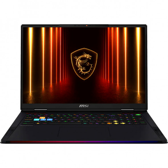 Ноутбук MSI Raider A18 HX A9WJG-407RU (18&amp;quot;, IPS, AMD Ryzen 9 9955HX3D 2.5ГГц, 16-ядерный, 32Гб DDR5, 2Тб SSD, RTX 5090 24Гб, Windows 11 Home), черный в Грозном