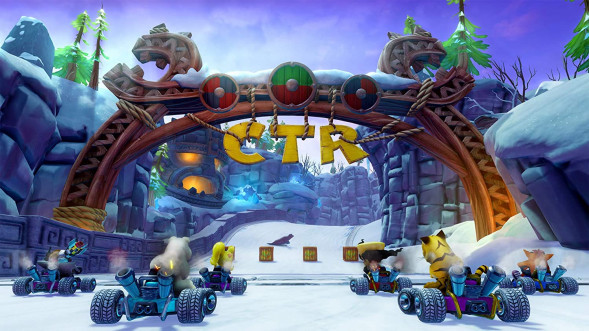 Игра Crash Team Racing Nitro-Fueled для Nintendo Switch, картридж в Грозном