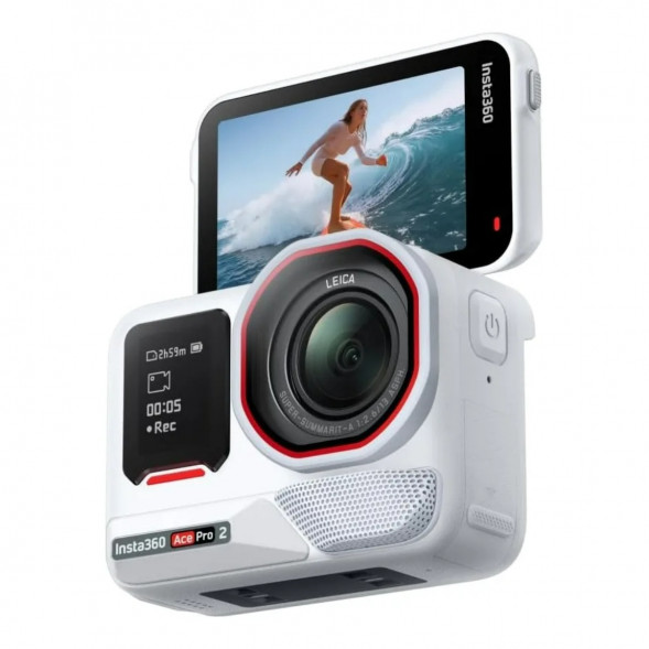 Экшн-камера Insta360 Ace Pro 2 Single Battery Xplorer Bundle, Arctic White в Грозном