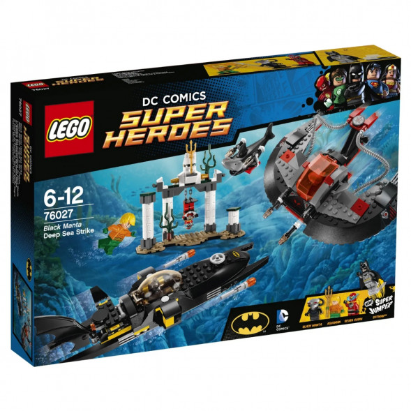 Конструктор LEGO Super Heroes 76027 Глубоководная атака Черного Манта в Грозном