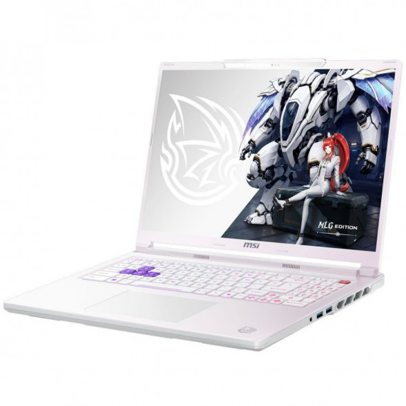 Ноутбук MSI Crosshair A16 HX MLG Edition E8WGXK-089XRUY (16&amp;quot;, IPS, AMD Ryzen 9 8940HX 2.4ГГц, 16 ядер, 16ГБ DDR5, 1ТБ SSD, NVIDIA GeForce RTX 5070 - 12 ГБ, без ОС), белый в Грозном