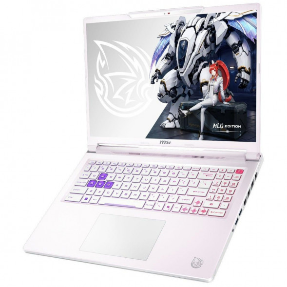 Ноутбук MSI Crosshair A16 HX MLG Edition E8WGXK-089XRUY (16&amp;quot;, IPS, AMD Ryzen 9 8940HX 2.4ГГц, 16 ядер, 16ГБ DDR5, 1ТБ SSD, NVIDIA GeForce RTX 5070 - 12 ГБ, без ОС), белый в Грозном