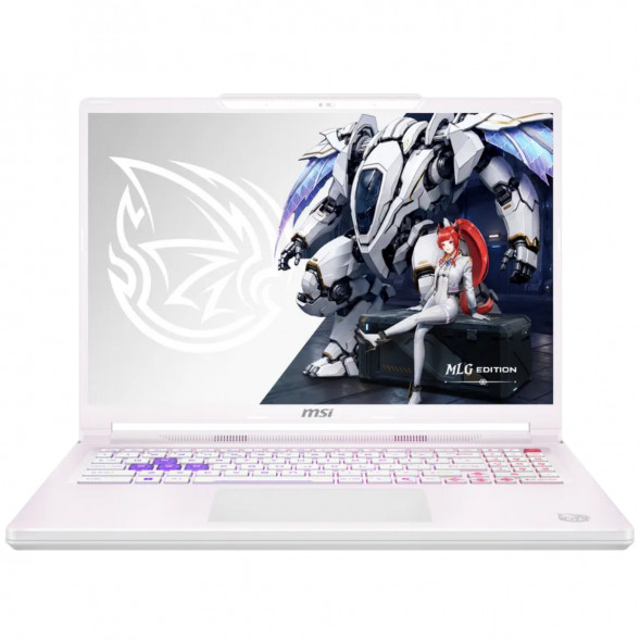 Ноутбук MSI Crosshair A16 HX MLG Edition E8WGXK-089XRUY (16&amp;quot;, IPS, AMD Ryzen 9 8940HX 2.4ГГц, 16 ядер, 16ГБ DDR5, 1ТБ SSD, NVIDIA GeForce RTX 5070 - 12 ГБ, без ОС), белый в Грозном