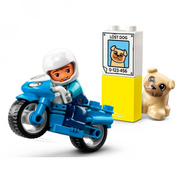 Конструктор LEGO DUPLO 10967 Полицейский мотоцикл в Грозном