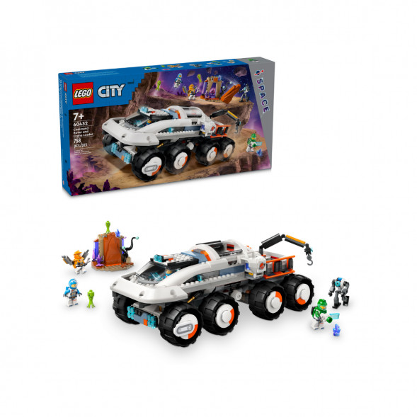 Конструктор LEGO City 60432 Командный вездеход и кран-погрузчик в Грозном