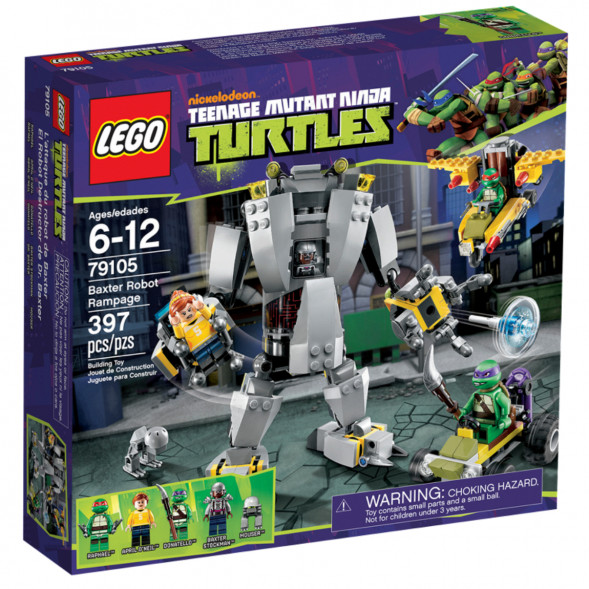 Конструктор LEGO Teenage Mutant Ninja Turtle 79105 Нападение робота Бакстера в Грозном