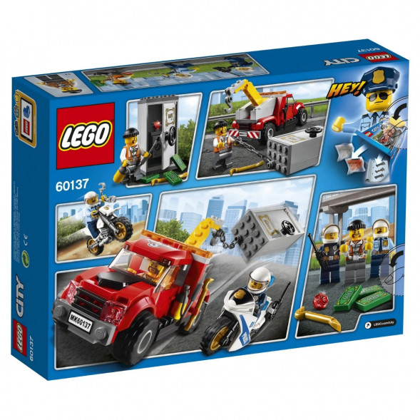 Конструктор LEGO City Police 60137 Побег на буксировщике в Грозном