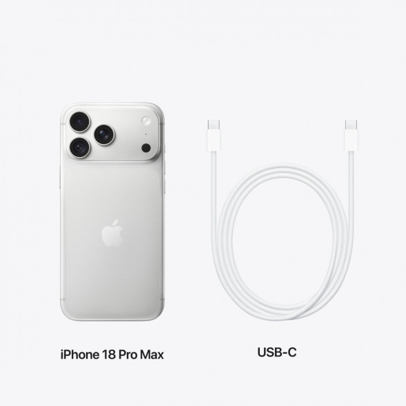 Смартфон Apple iPhone 18 Pro Max 256GB (SIM + eSIM), Silver в Грозном