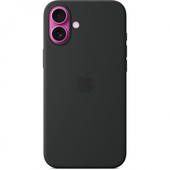 Чехол Apple для iPhone 16 Plus Silicone MagSafe, черный (MYY93ZM/A) в Грозном
