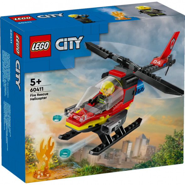 Конструктор LEGO City 60411 Пожарно-спасательный вертолет в Грозном