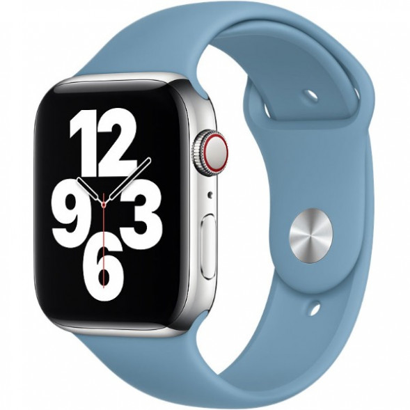Ремешок для Apple Watch 44mm Northern Blue Sport Band (MYD32ZM/A), скандинавский синий в Грозном