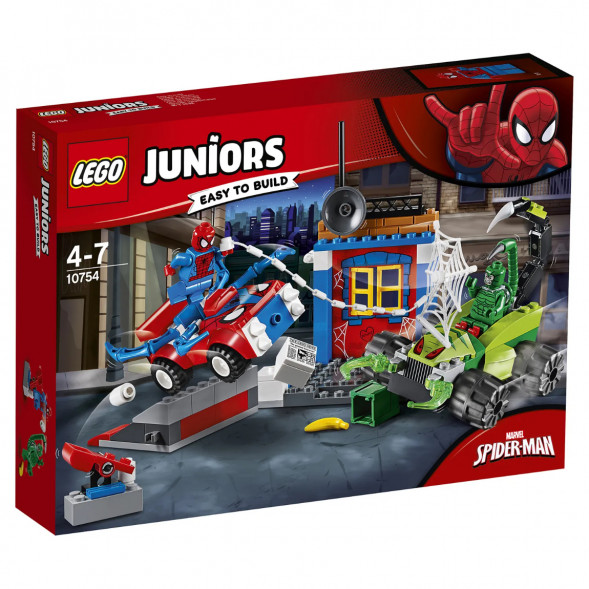 Конструктор LEGO Juniors 10754 Решающий бой Человека-паука против Скорпиона в Грозном