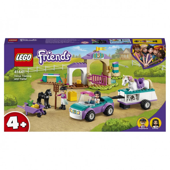 Конструктор LEGO Friends 41441 Тренировка лошади и прицеп для перевозки в Грозном