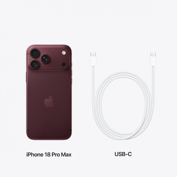 Смартфон Apple iPhone 18 Pro Max 512GB (SIM + eSIM), Burgundy в Грозном