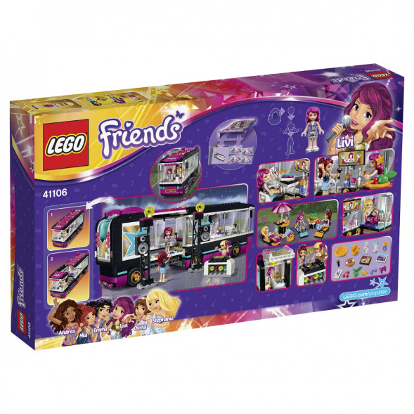 Конструктор LEGO Friends 41106 Поп звезда: гастроли в Грозном