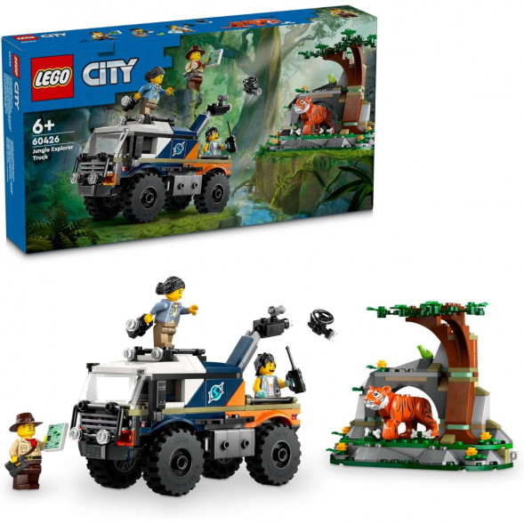 Конструктор LEGO City 60426 Внедорожный грузовик Исследователь джунглей в Грозном