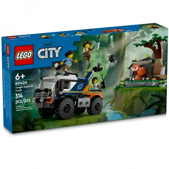 Конструктор LEGO City 60426 Внедорожный грузовик Исследователь джунглей в Грозном