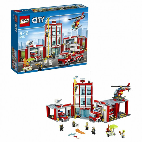 Конструктор LEGO City 60110 Пожарная часть в Грозном