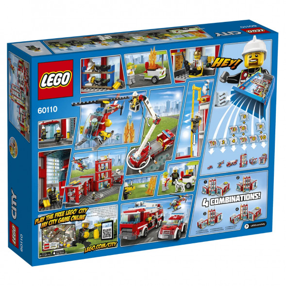 Конструктор LEGO City 60110 Пожарная часть в Грозном