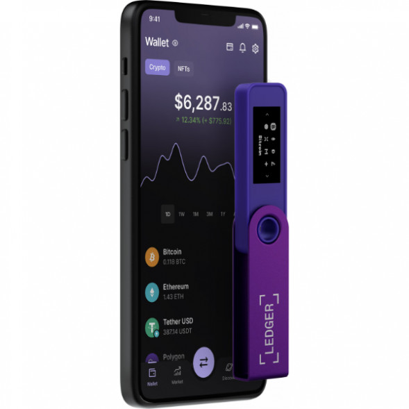 Криптокошелек Ledger Nano S Plus 1 шт., Purple Amethyst в Грозном