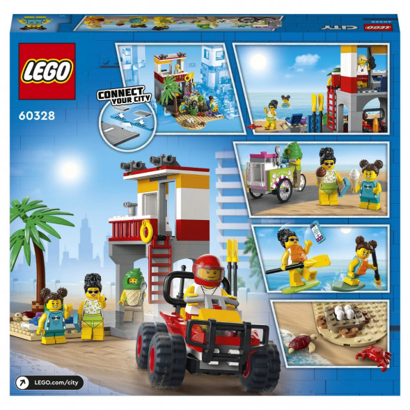 Конструктор LEGO City 60328 Пост спасателей на пляже в Грозном