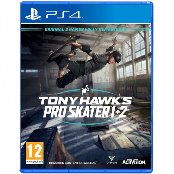 Игра Tony Hawk&amp;#039;s Pro Skater 1 + 2 [PS4, английская версия] в Грозном