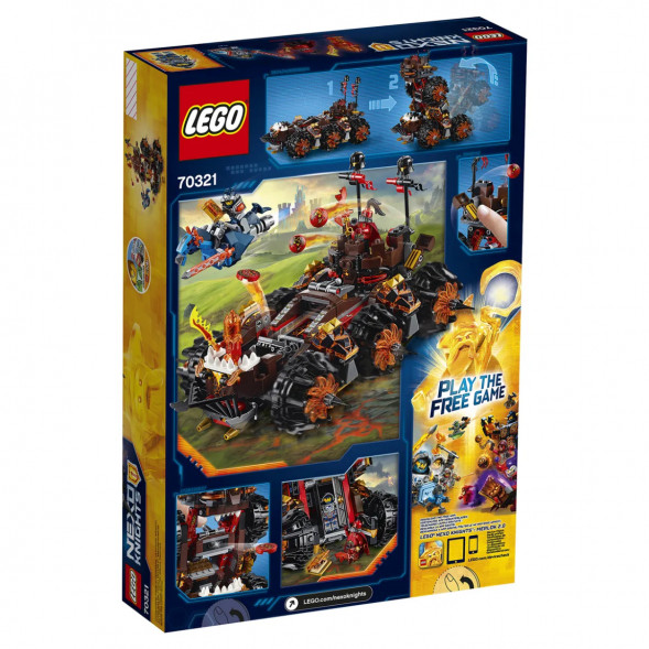 Конструктор LEGO Nexo Knights 70321 Роковое наступление Генерала Магмара в Грозном
