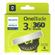 Сменные лезвия Philips OneBlade 360 QP430/50, 3 штуки в Грозном