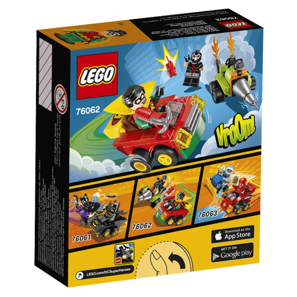 Конструктор LEGO Super Heroes 76062 Робин против Бэйна в Грозном