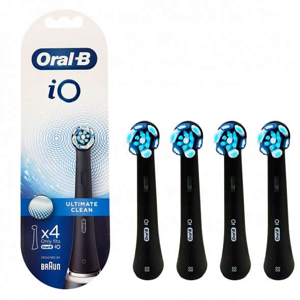 Насадка для электрической зубной щетки Oral-B iO Ultimate Clean Black, 4 шт. в Грозном