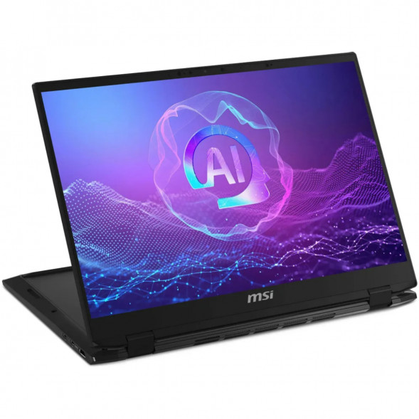 Ноутбук трансформер MSI Summit 16 AI Evo A2HMTG-057RU (16&amp;quot;, IPS, Intel Core Ultra 7 255H 2ГГц, 16 ядер, 16ГБ LPDDR5, 1ТБ SSD, Intel Arc 140T, Windows 11 Home), черный в Грозном
