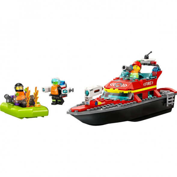 Конструктор LEGO City 60373 &amp;quot;Пожарно-спасательная лодка&amp;quot;, 144 деталей в Грозном
