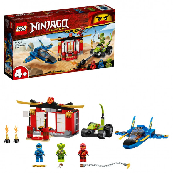 Конструктор LEGO Ninjago 71703 Бой на штормовом истребителе в Грозном