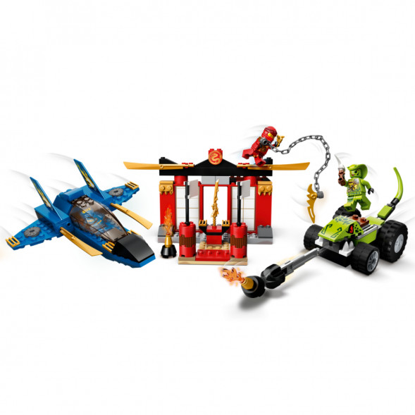 Конструктор LEGO Ninjago 71703 Бой на штормовом истребителе в Грозном